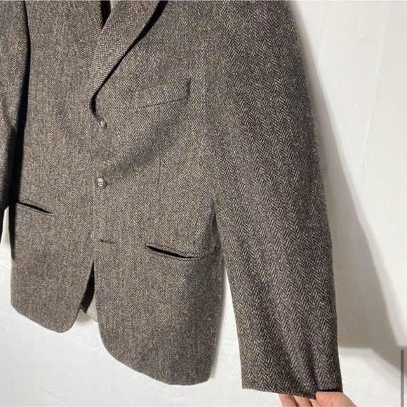 Vintage Club International Brown Pure New Wool Blazer 40R - Picture 8 of 14